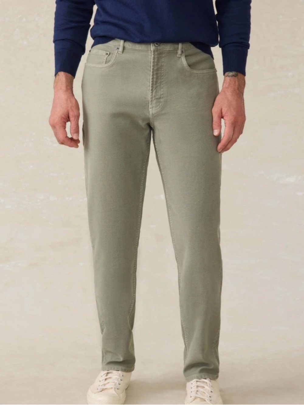 Faherty Men's Stretch Terry 5-Pocket Pant